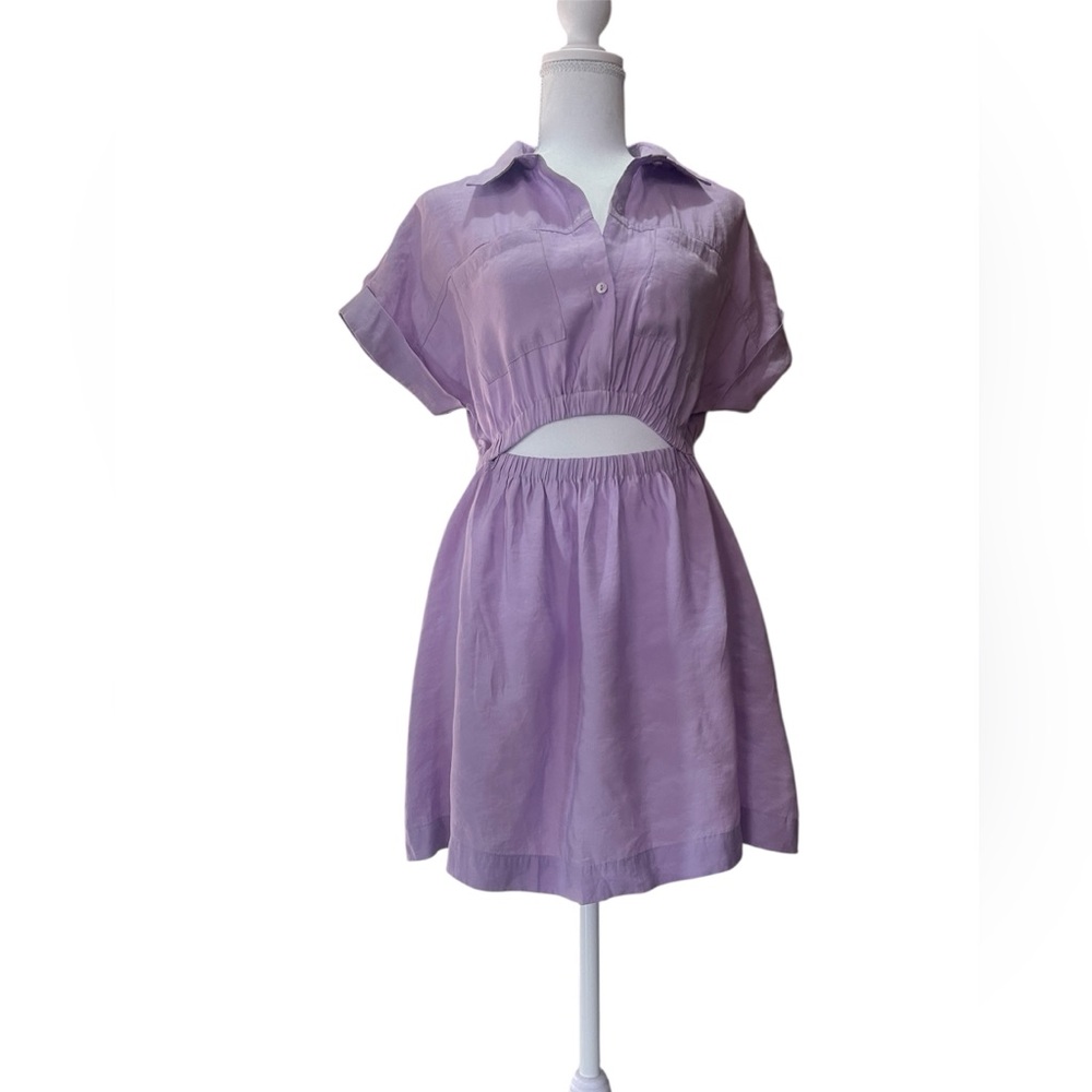 Zara, Lavender Cutout Dress